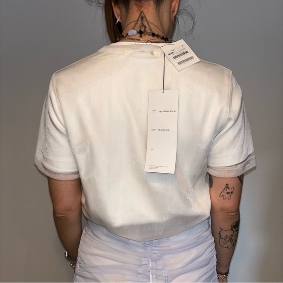 JUNYA WATANABE white mesh tee - Picture 7 of 9